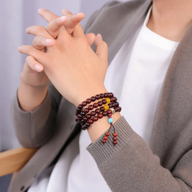 MUSHENGYUAN Bloodwood Bracelets Unisex-13