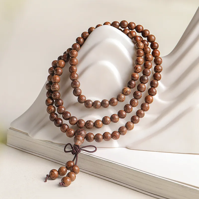 MUSHENGYUAN Golden Sandalwood Bracelets Unisex-6
