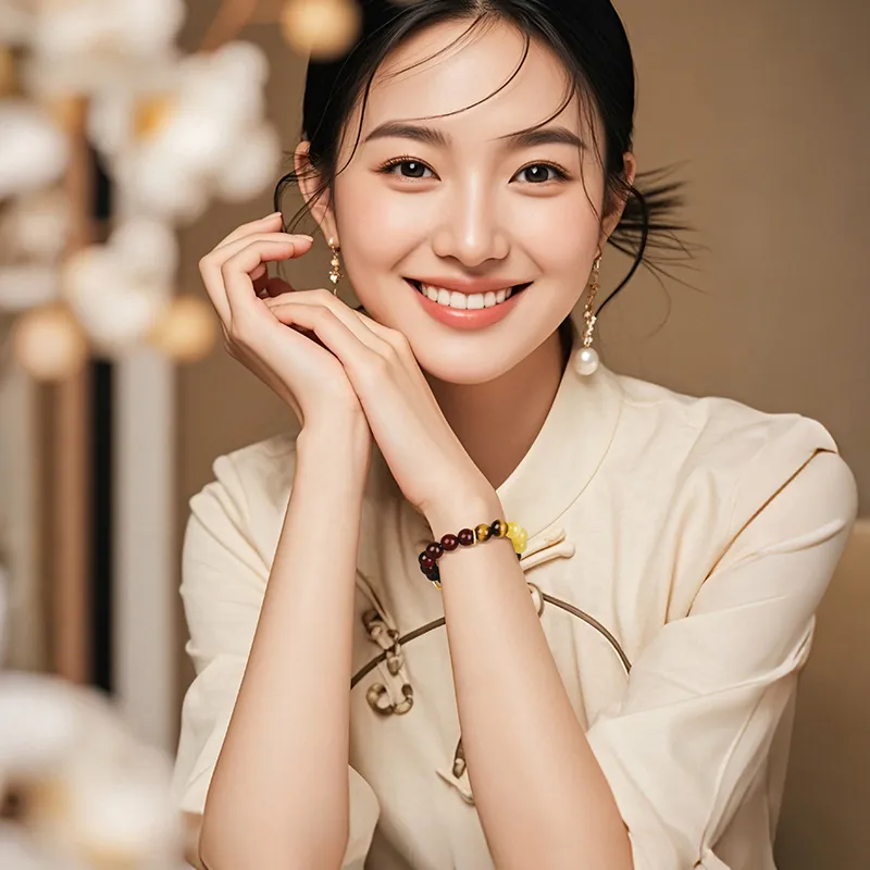 MUSHENGYUAN Pterocarpus Bracelets Unisex-2