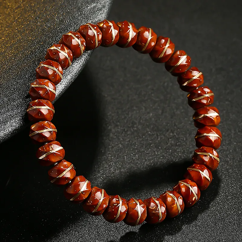 MUSHENGYUAN Purple Gold Rat Bracelets Unisex-3