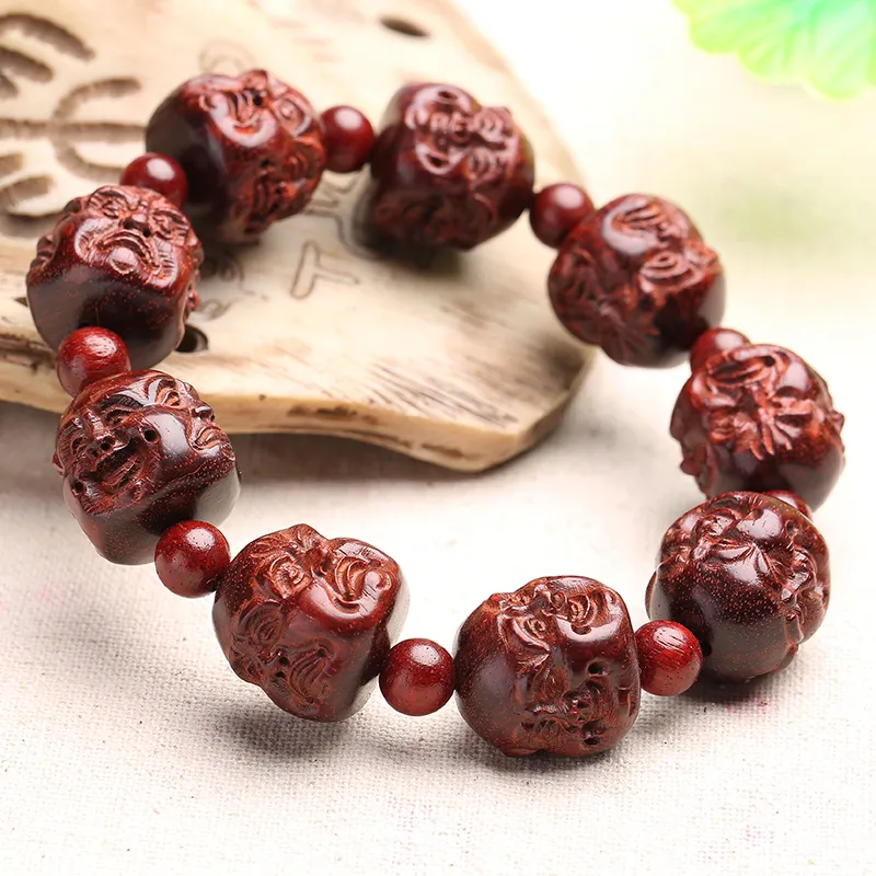 MUSHENGYUAN Rosewood Bracelets Unisex-11