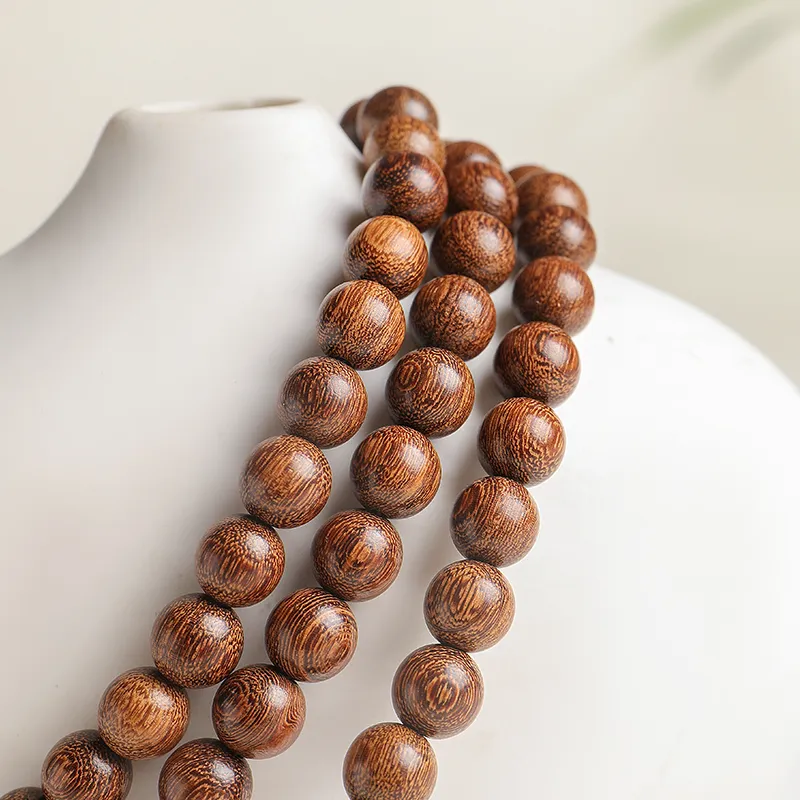 MUSHENGYUAN Golden Sandalwood Bracelets Unisex-12