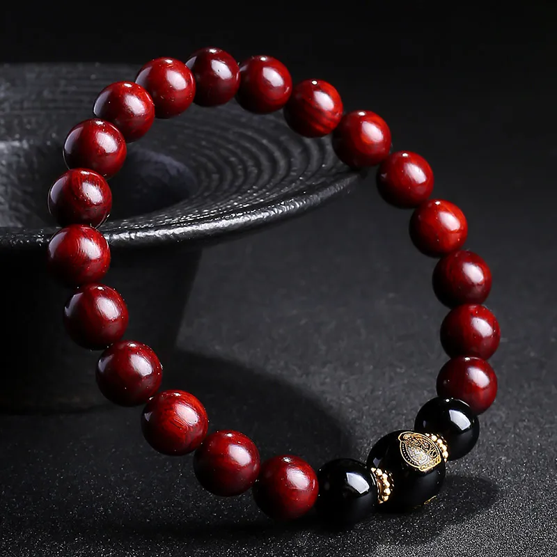 MUSHENGYUAN Rosewood Bracelets Unisex-12