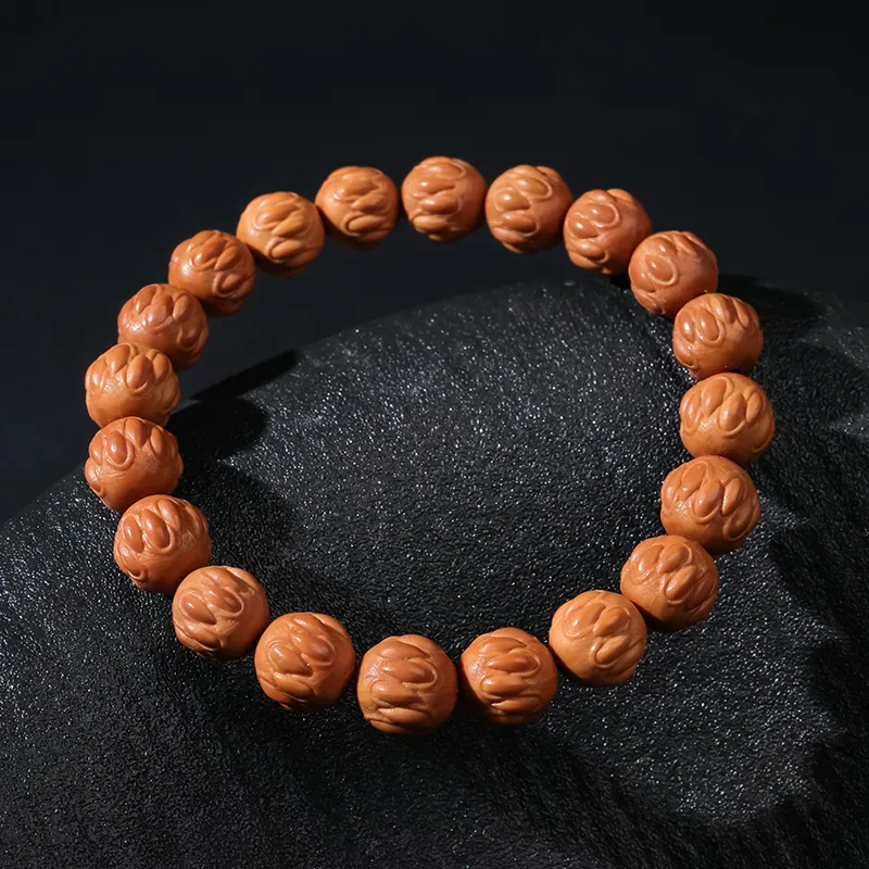 MUSHENGYUAN Monkey Head Walnut Bracelets Unisex-5