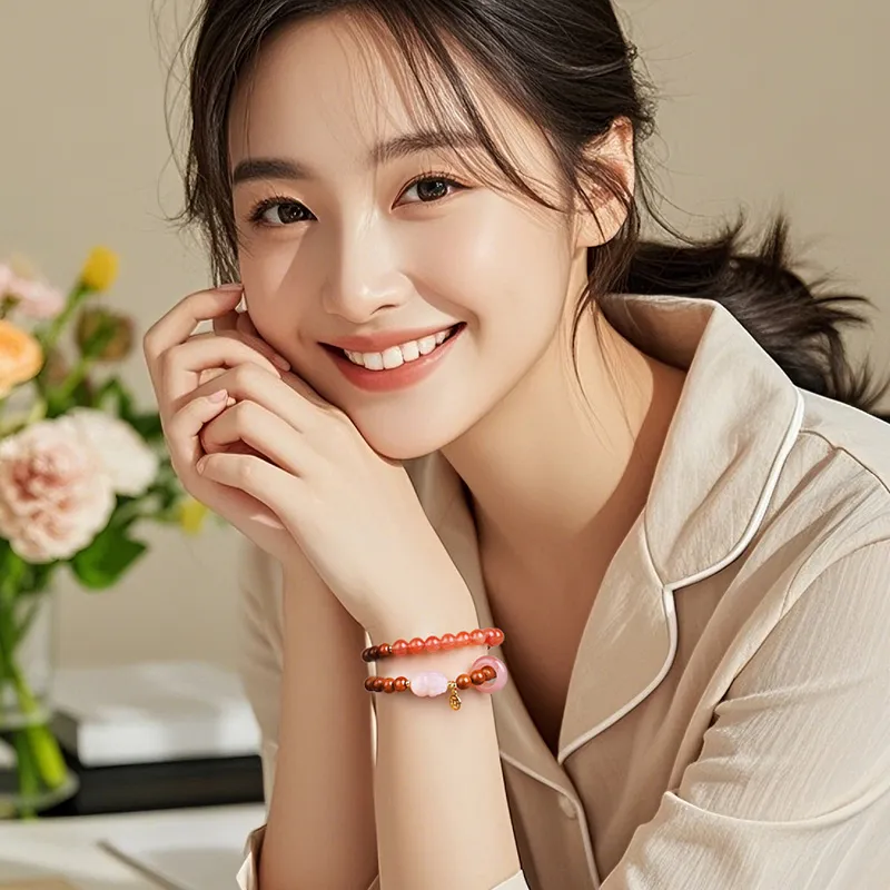 MUSHENGYUAN Kuka Bodhi Seed Bracelet Unisex-4