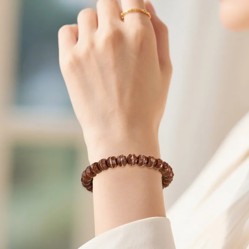 MUSHENGYUAN Purple Gold Rat Bracelets Unisex-4