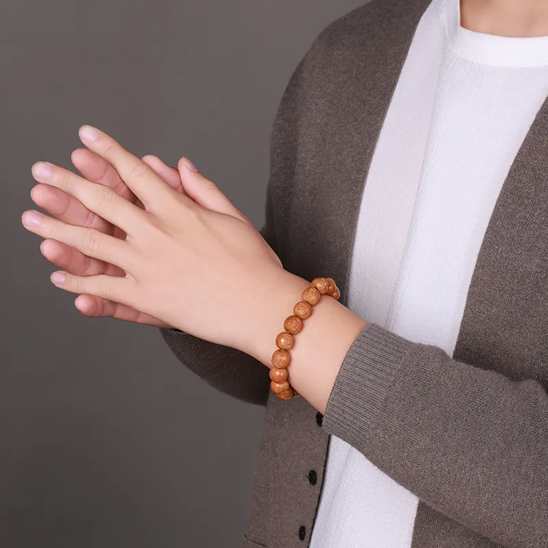 MUSHENGYUAN Monkey Head Walnut Bracelets Unisex-10