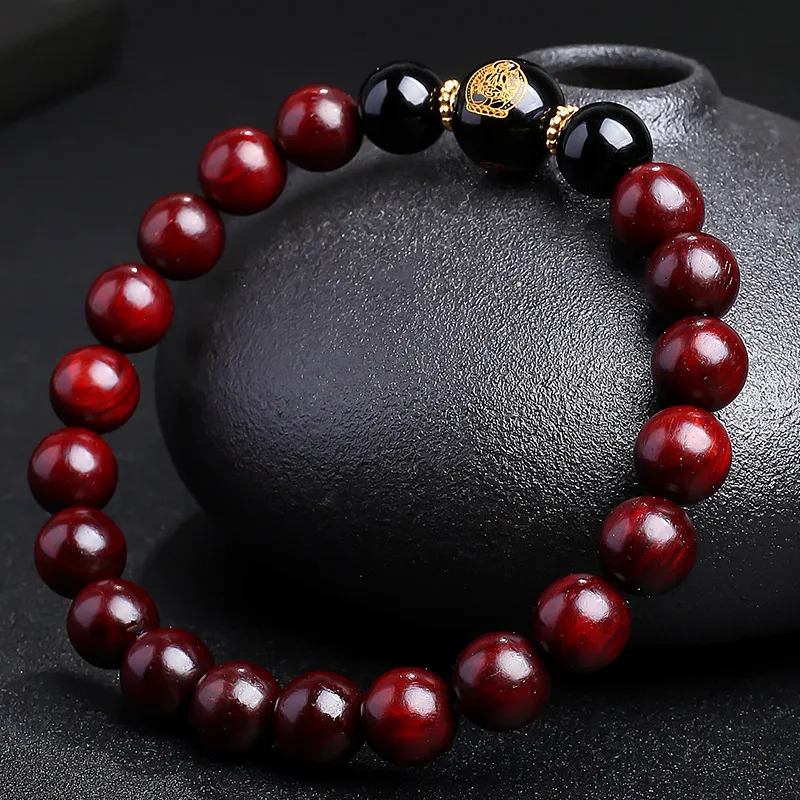 MUSHENGYUAN Rosewood Bracelets Unisex-4