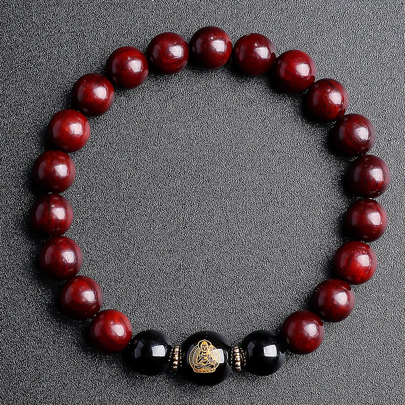 MUSHENGYUAN Rosewood Bracelets Unisex-37