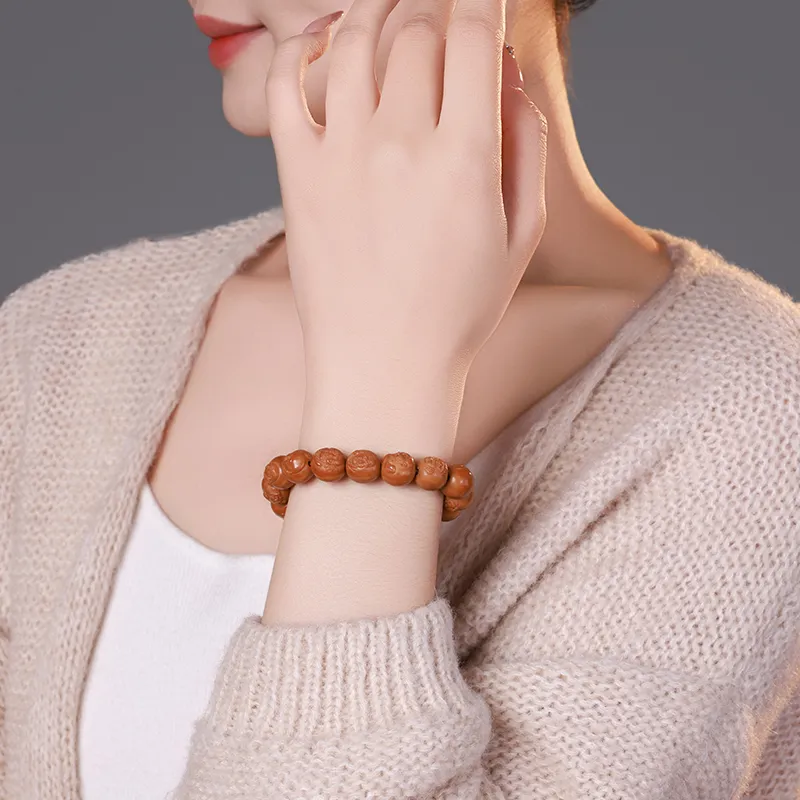 MUSHENGYUAN Monkey Head Walnut Bracelets Unisex-9