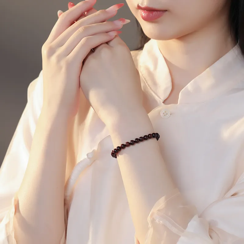MUSHENGYUAN Rosewood Precious Wood Bracelets Unisex-2