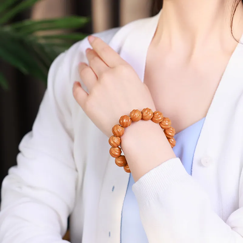 MUSHENGYUAN Monkey Head Walnut Bracelets Unisex-2