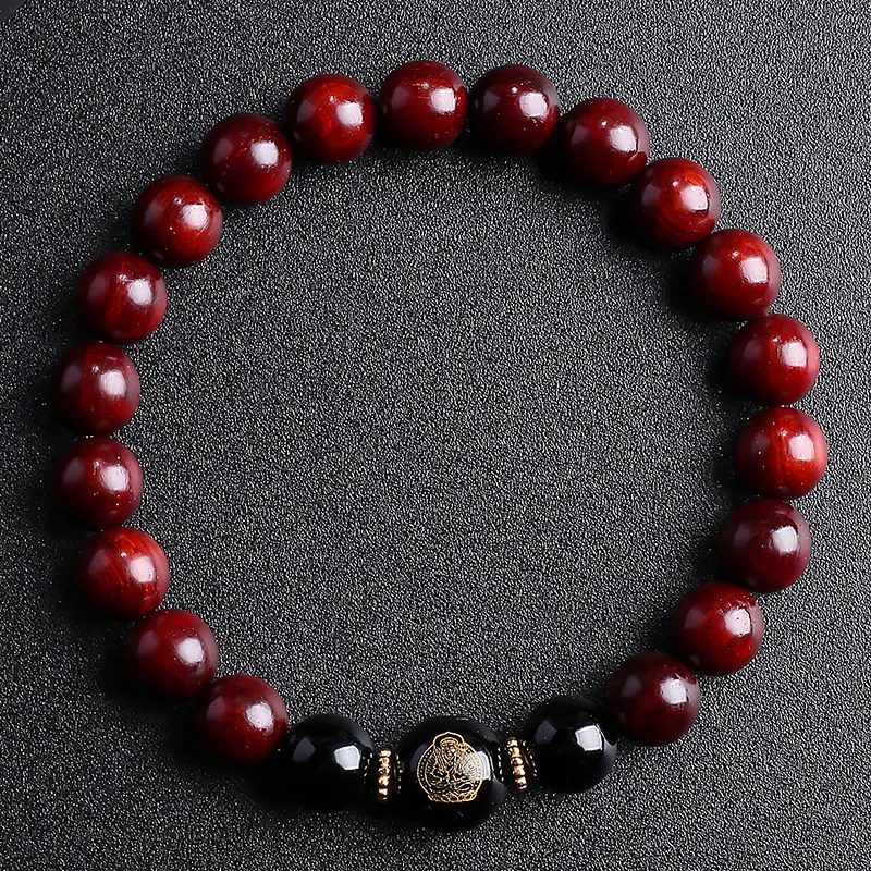 MUSHENGYUAN Rosewood Bracelets Unisex-14