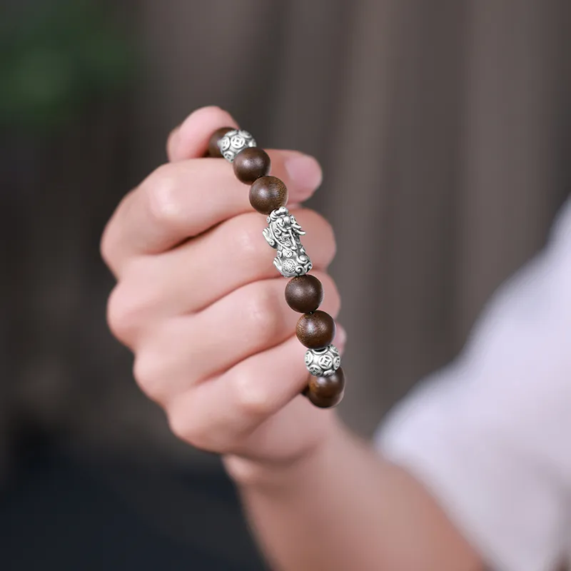 MUSHENGYUAN Fragrance Agarwood Bracelets Unisex-5