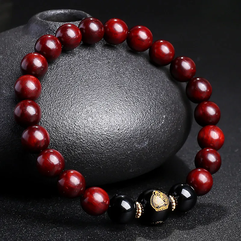 MUSHENGYUAN Rosewood Bracelets Unisex-35