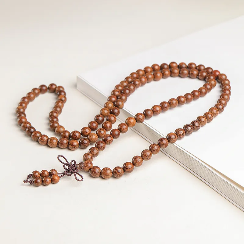 MUSHENGYUAN Golden Sandalwood Bracelets Unisex-11