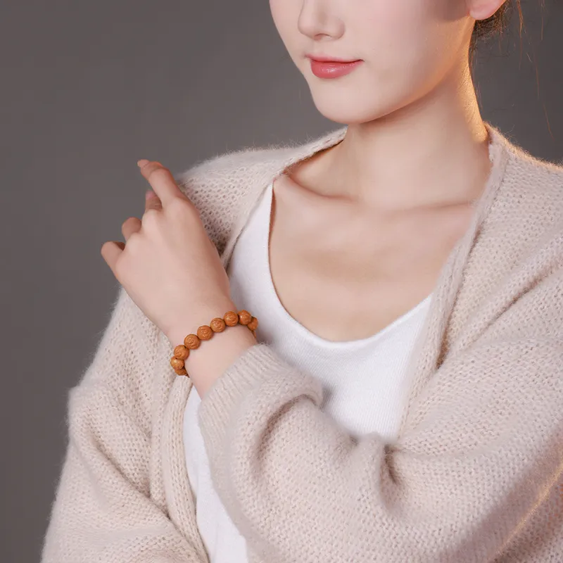 MUSHENGYUAN Monkey Head Walnut Bracelets Unisex-2