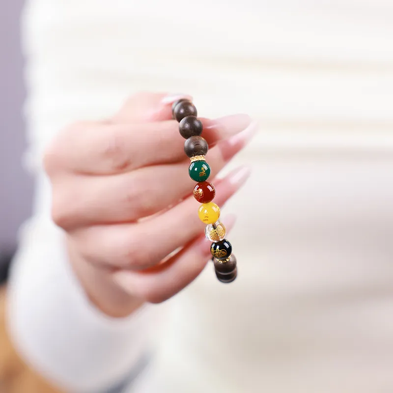 MUSHENGYUAN Fragrance Agarwood Bracelets Unisex-2