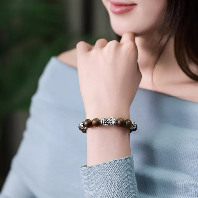 MUSHENGYUAN Fragrance Agarwood Bracelets Unisex-4