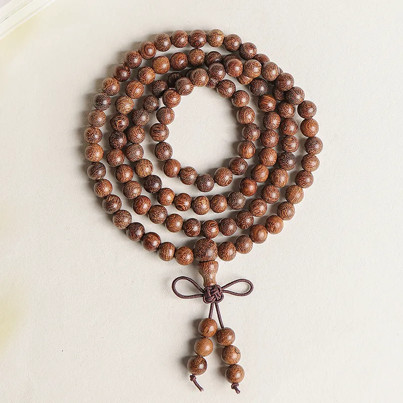 MUSHENGYUAN Golden Sandalwood Bracelets Unisex-5