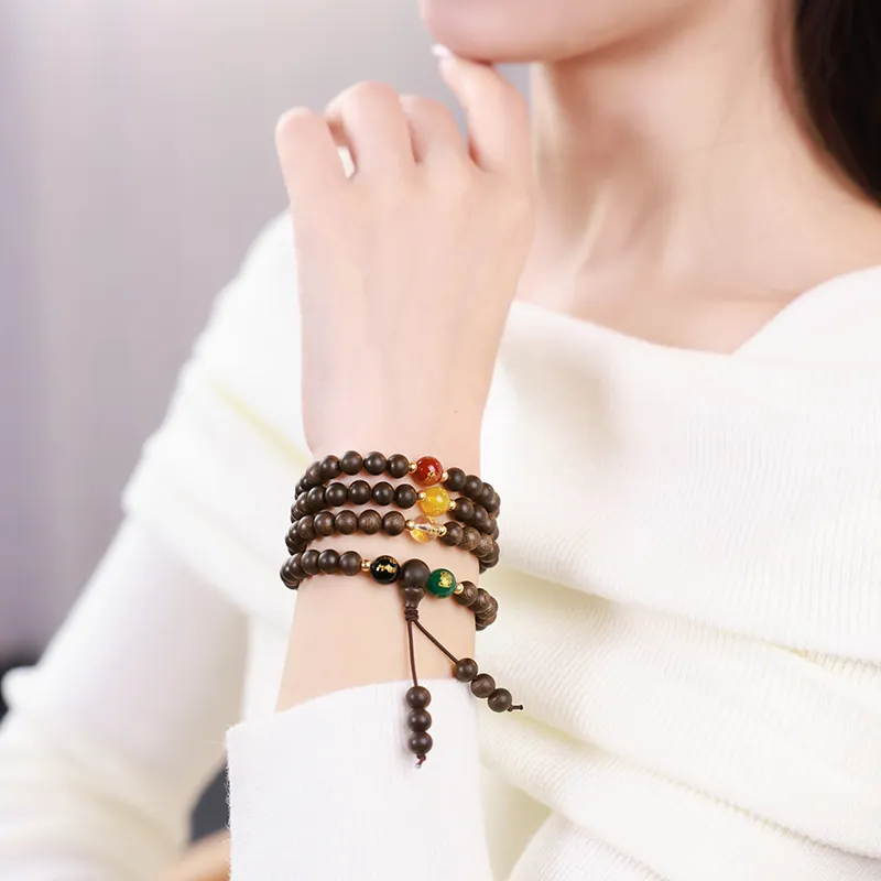 MUSHENGYUAN Fragrance Agarwood Bracelets Unisex-7