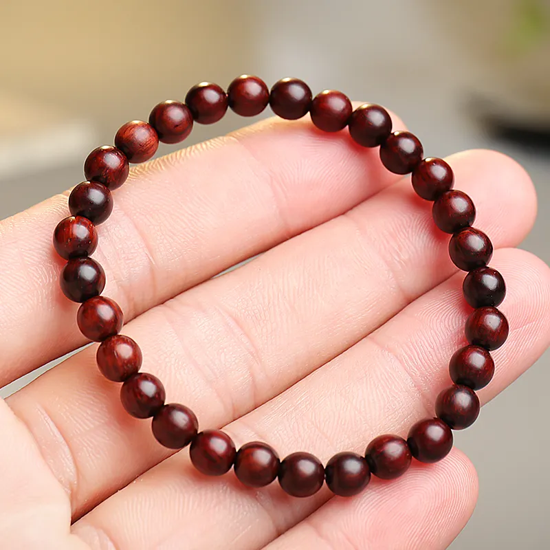 MUSHENGYUAN Rosewood Precious Wood Bracelets Unisex-7