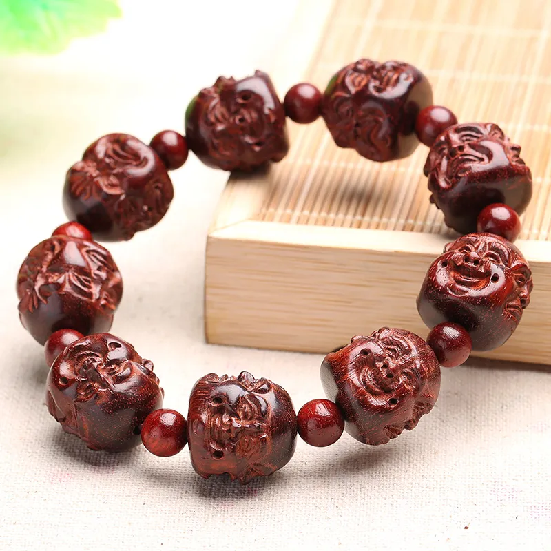 MUSHENGYUAN Rosewood Bracelets Unisex-1