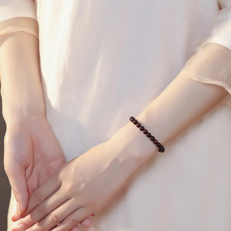 MUSHENGYUAN Rosewood Precious Wood Bracelets Unisex-3