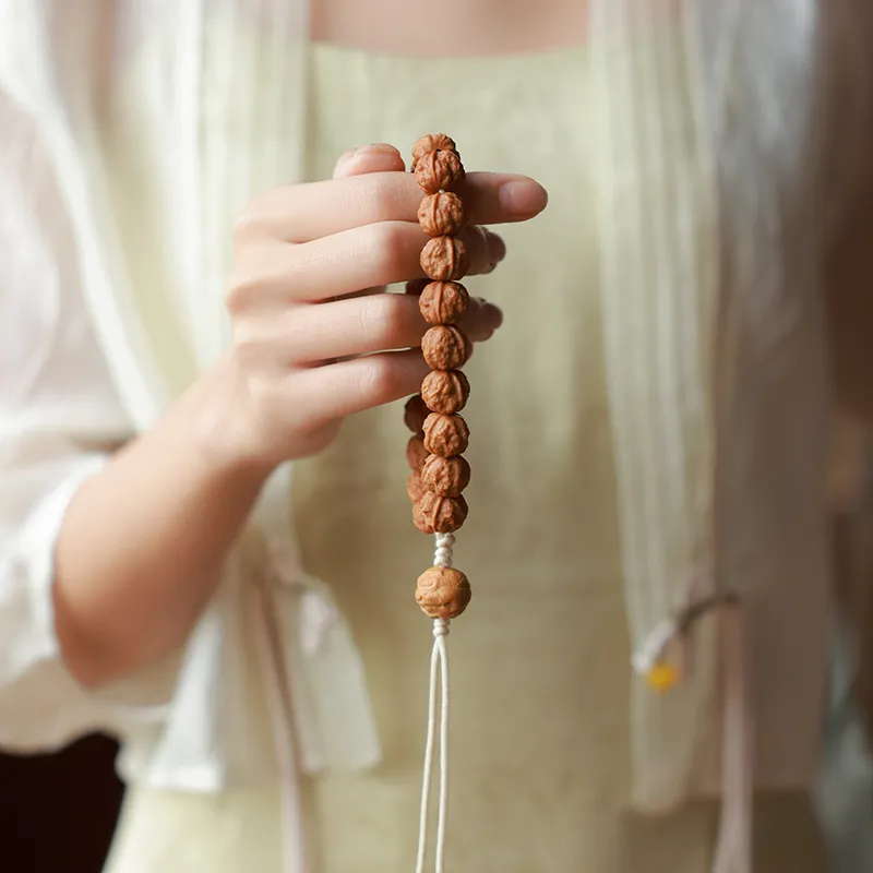MUSHENGYUAN Monkey Head Walnut Bracelets Unisex-4