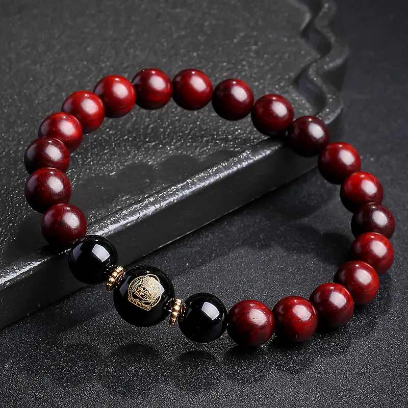 MUSHENGYUAN Rosewood Bracelets Unisex-48