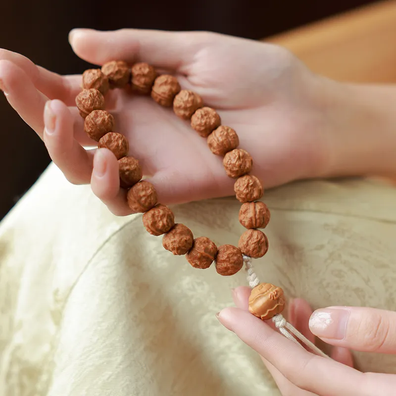 MUSHENGYUAN Monkey Head Walnut Bracelets Unisex-3
