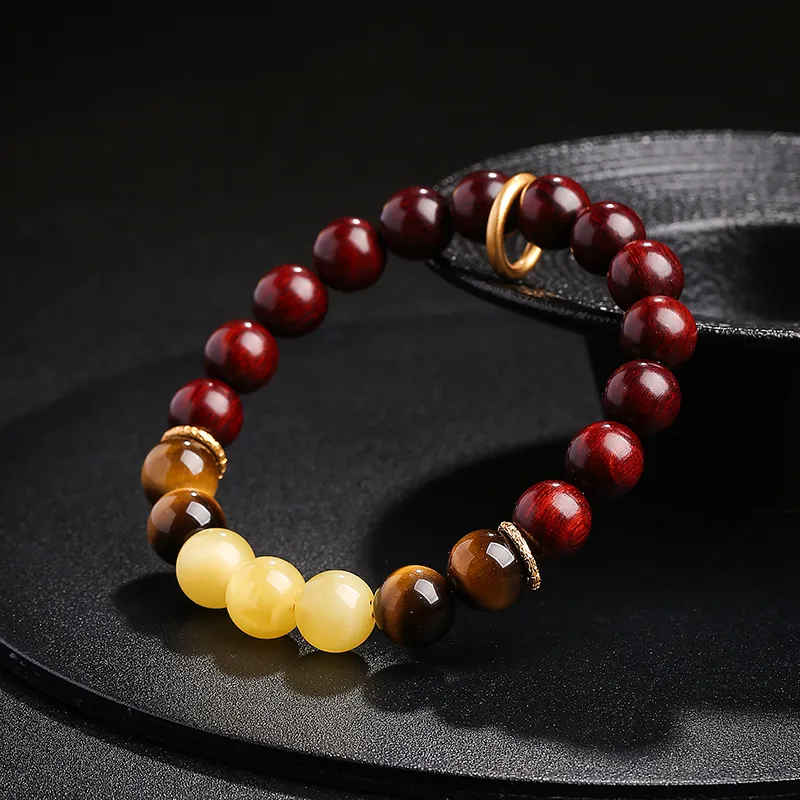 MUSHENGYUAN Pterocarpus Bracelets Unisex-5