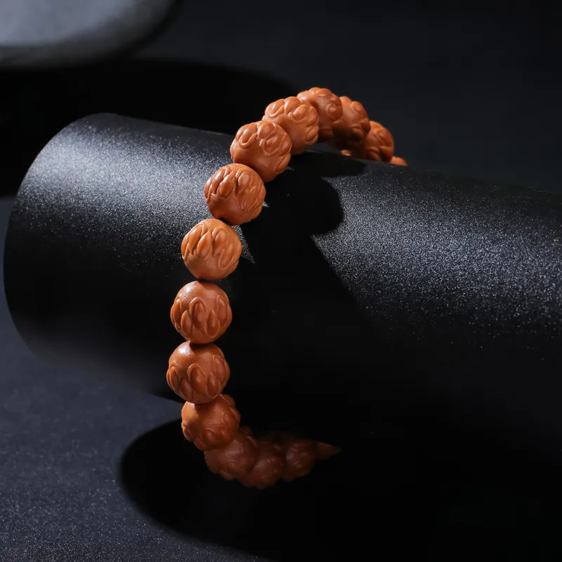 MUSHENGYUAN Monkey Head Walnut Bracelets Unisex-6