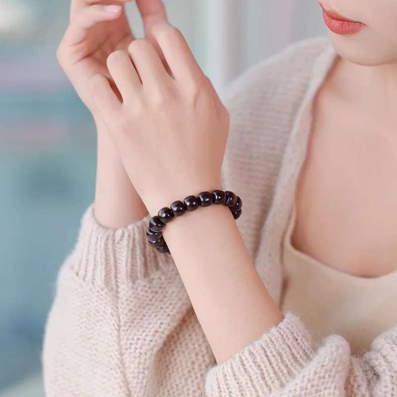 MUSHENGYUAN Rosewood Precious Wood Bracelets Unisex-2