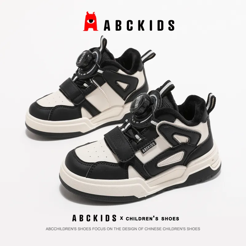 ABC KIDS Slip Resistant Anti Kick Cushioning Lightweight Cushioning Mid Top Kids Lifestyle Shoes Kids'-1
