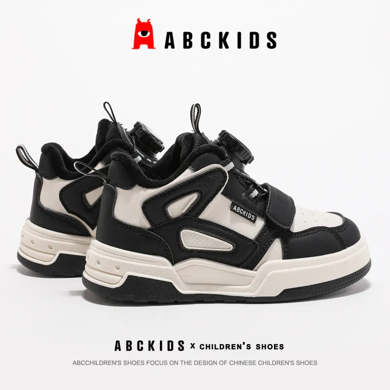 ABC KIDS Slip Resistant Anti Kick Cushioning Lightweight Cushioning Mid Top Kids Lifestyle Shoes Kids'-3