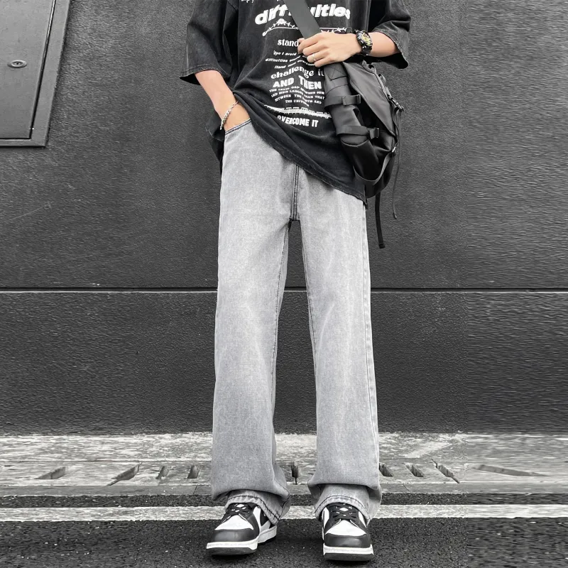 CENPIN Jeans Unisex Flare Night Black-13