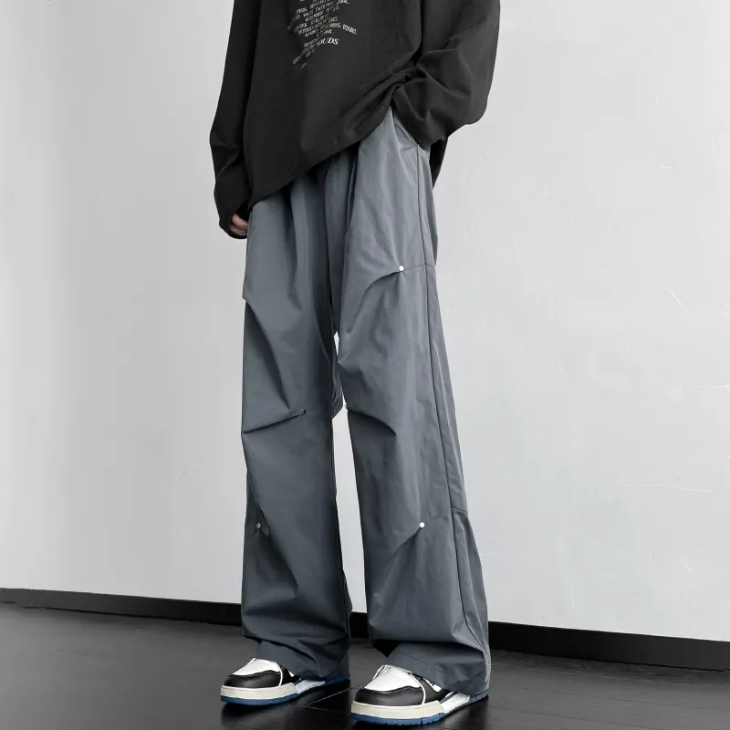 CENPIN Casual Pants Unisex Starburst Black-10