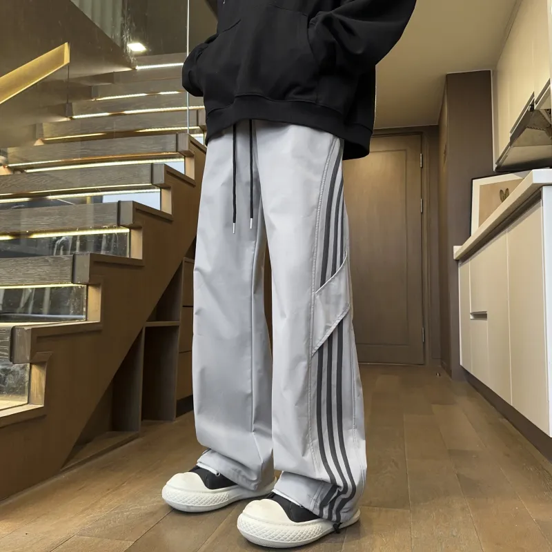 CENPIN Casual Pants Unisex Heather Gray-21