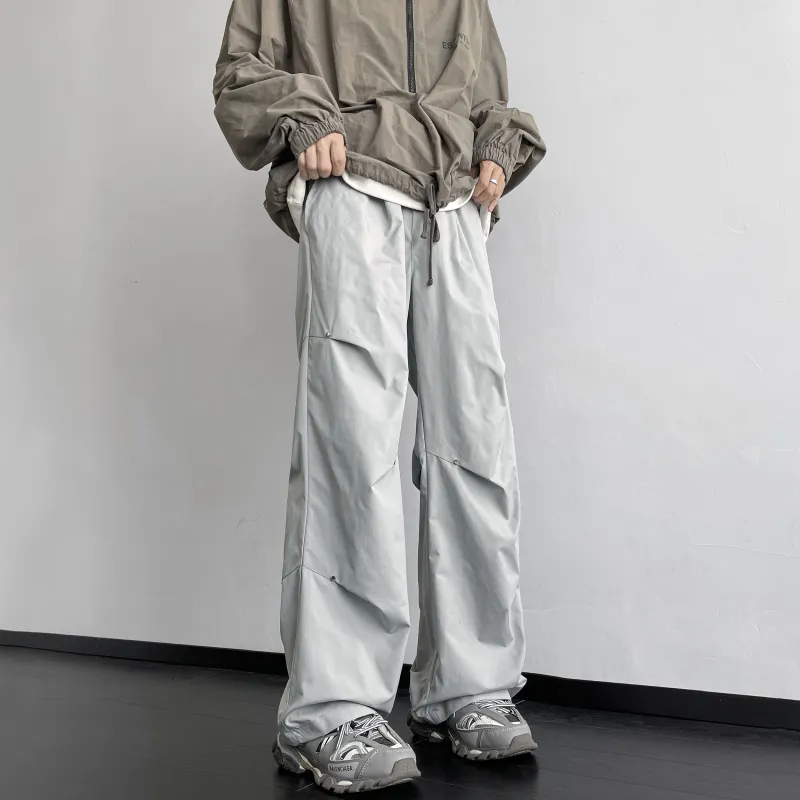 CENPIN Casual Pants Unisex Starburst Black-13