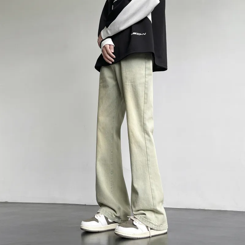 CENPIN Jeans Unisex Flare Night Black-9