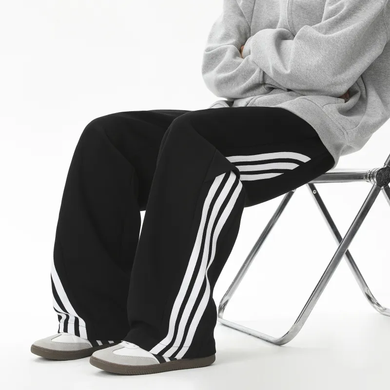 CENPIN Casual Pants Unisex Heather Gray-17