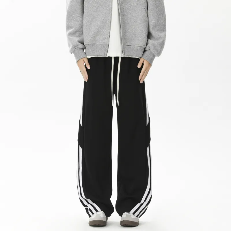 CENPIN Casual Pants Unisex Heather Gray-14