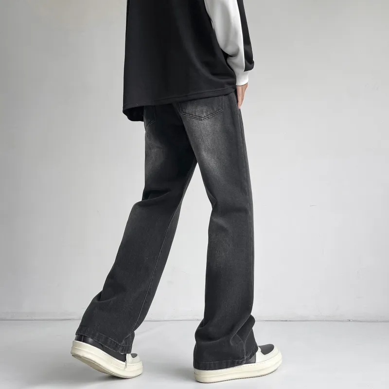 CENPIN Jeans Unisex Flare Night Black-20