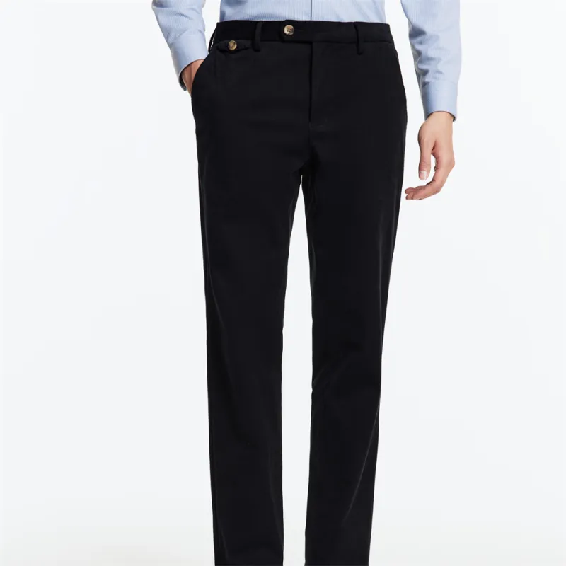 Jiumuwang Men's Pants Expert Casual Pants Men's Navy Blue-2