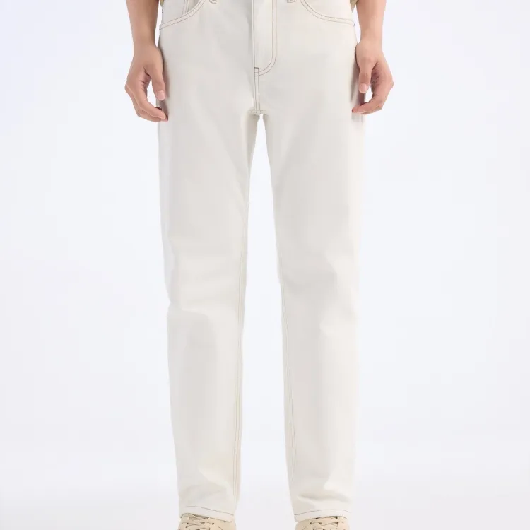 Jiumuwang Men's Pants Expert SS25 Jeans Men's White-3