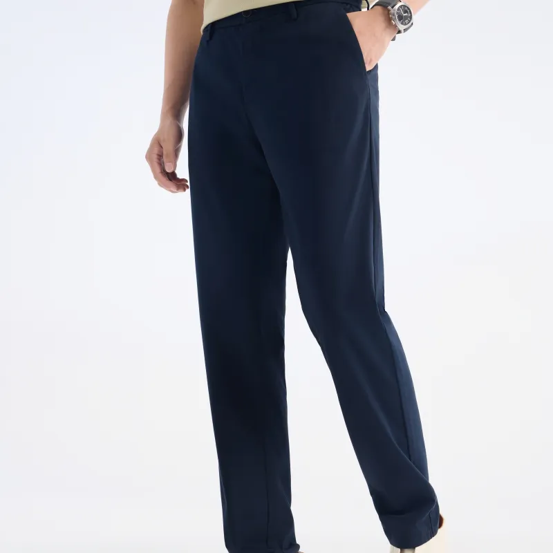 Jiumuwang Men's Pants Expert SS25 Casual Pants Men's Navy Blue-5