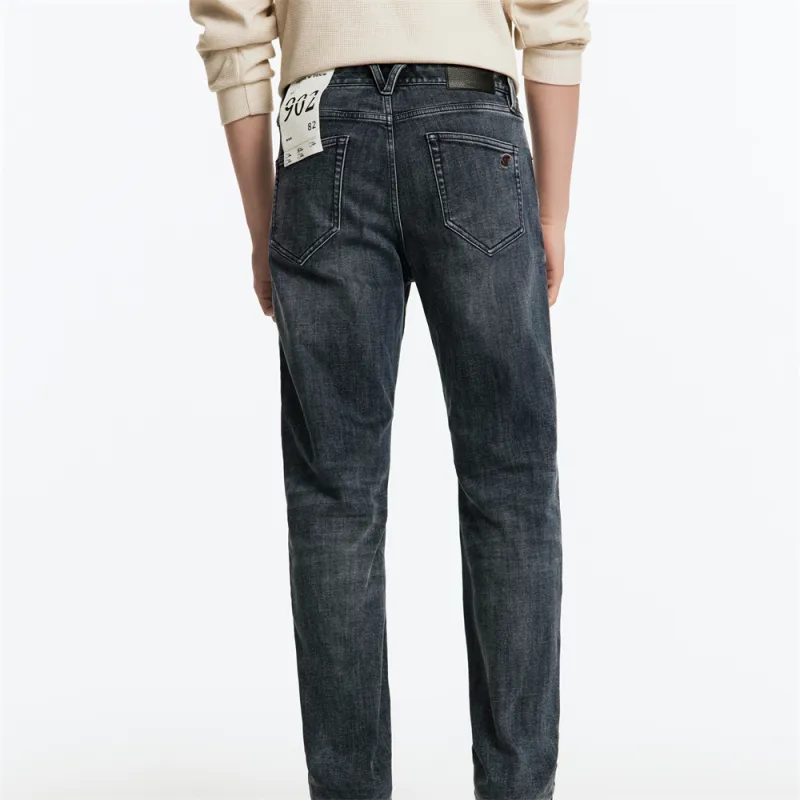 Jiumuwang Men's Pants Expert Jeans Men's Serene Blue-5