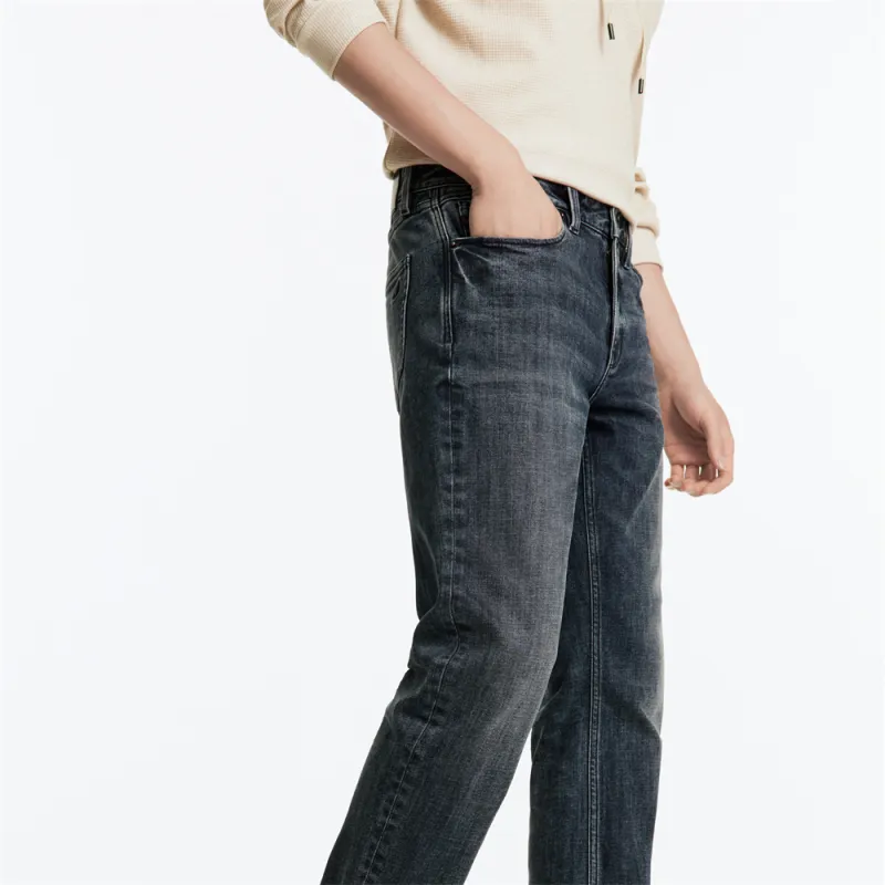 Jiumuwang Men's Pants Expert Jeans Men's Serene Blue-3
