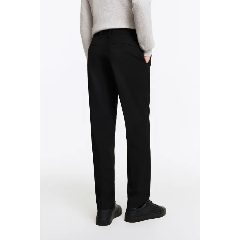 Jiumuwang Men's Pants Expert Suit Trouser Men's Black-7